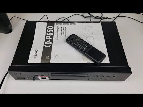 TEAC CD-P650 CD Player MP3 USB Recorder IPod Play Fully Tested w