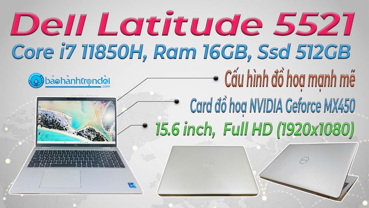 Dell Latitude 5521 (Core i7 11850H, Geforce MX450) - Graphic