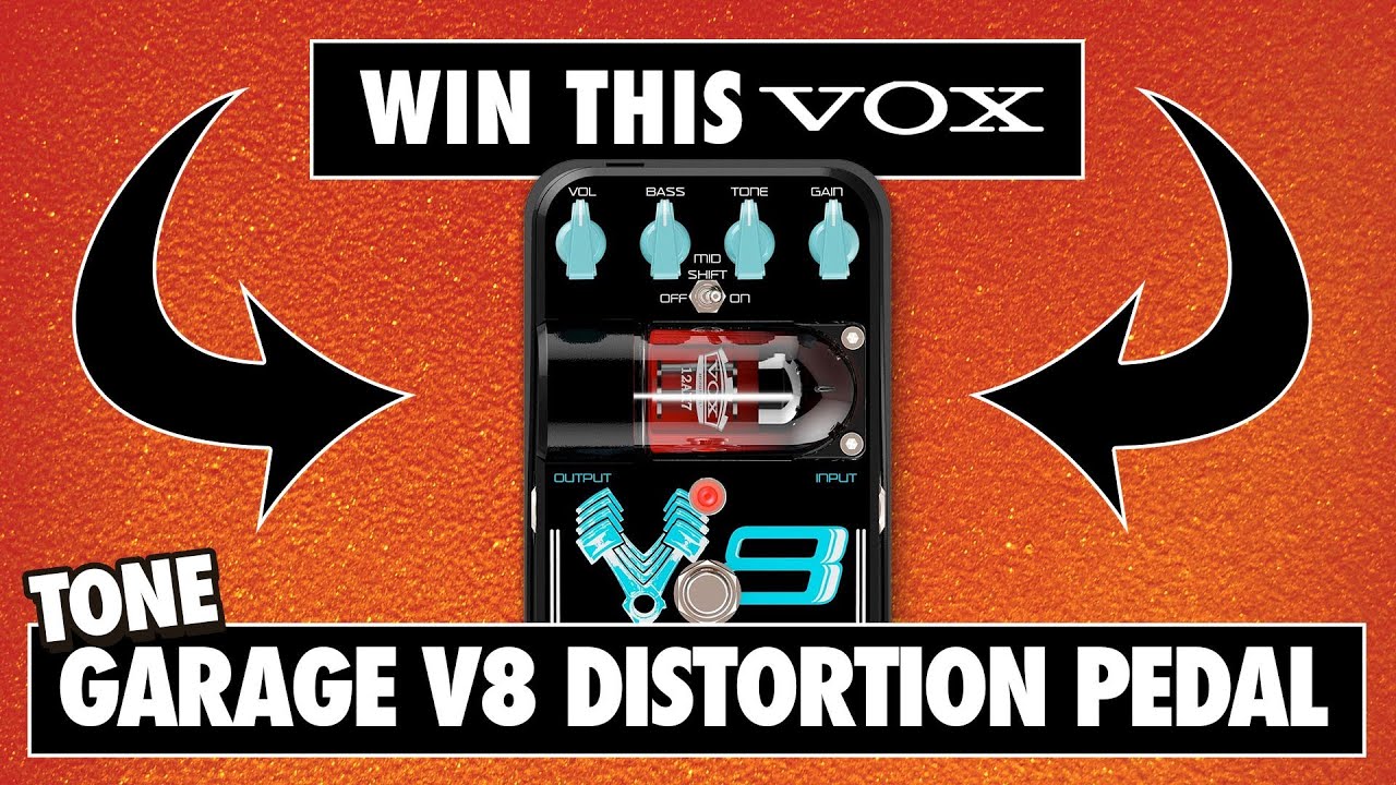 Win a Vox Tone Garage V8 Distortion Pedal with GAK - YouTube