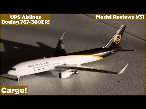 GeminiJets 1:400 UPS Airlines Boeing 767-300ER Review! | Model