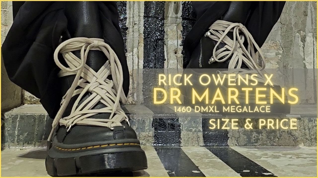 Rick Owens x Dr Martens 2024: Sizing | Price | Release - YouTube