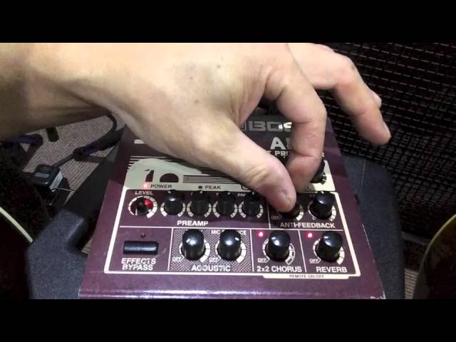 エレアコ のPUについて[ ピエゾ・マグネットピックアップ BOSS AD-5