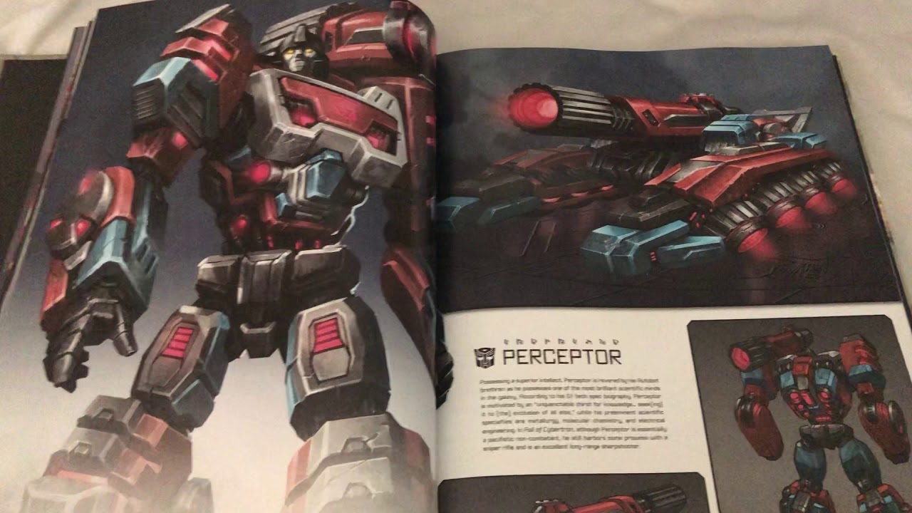 A look at the art of Transformers Fall of cybertron - YouTube