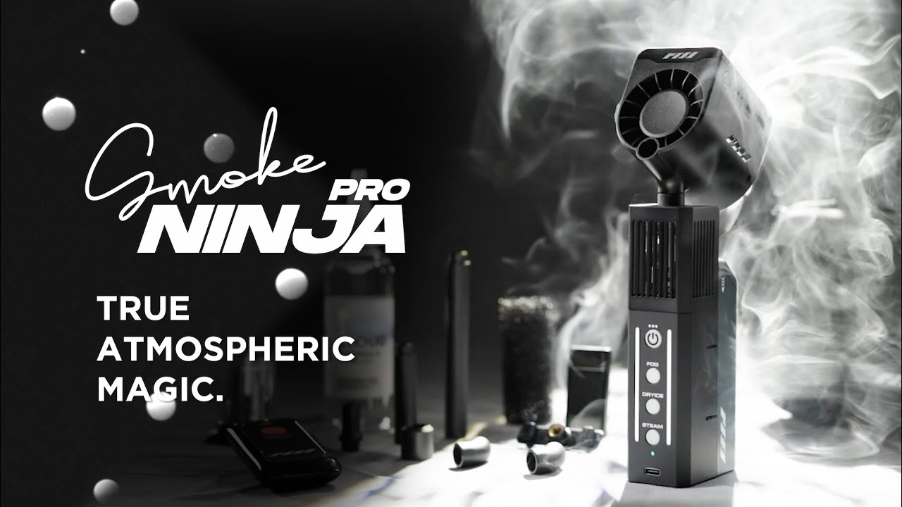 PMI SmokeNINJA PRO - Handheld Fog Machine - Product Video - YouTube