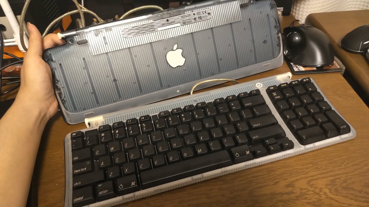 初代iMacに付属していたUS配列キーボードを買った話など。 - YouTube