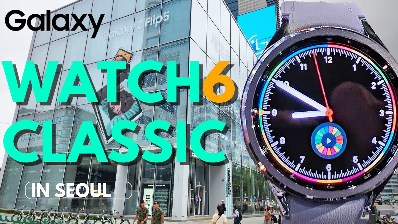 Preview] The Galaxy Watch 6 Classic, not yet released in Japan