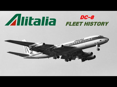 Alitalia DC-8 Fleet History (1960-1981) - YouTube