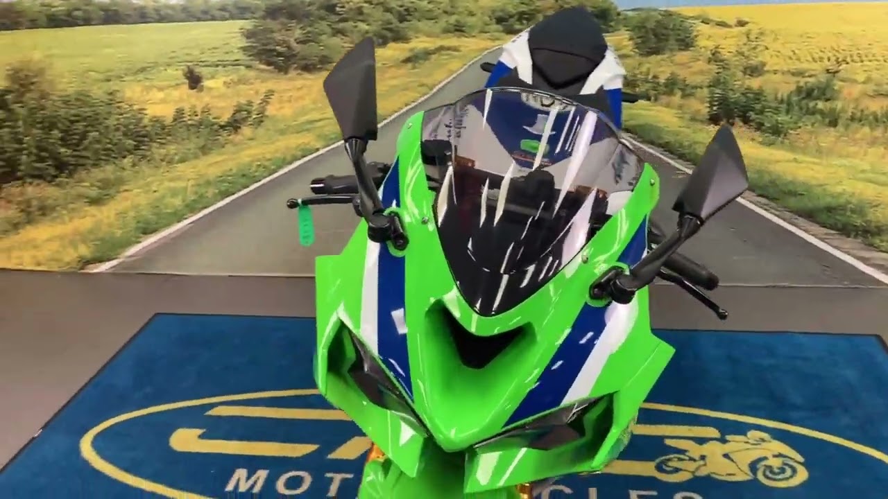 Kawasaki Ninja ZX6-R 40th Anniversary Green NG24ATO - YouTube