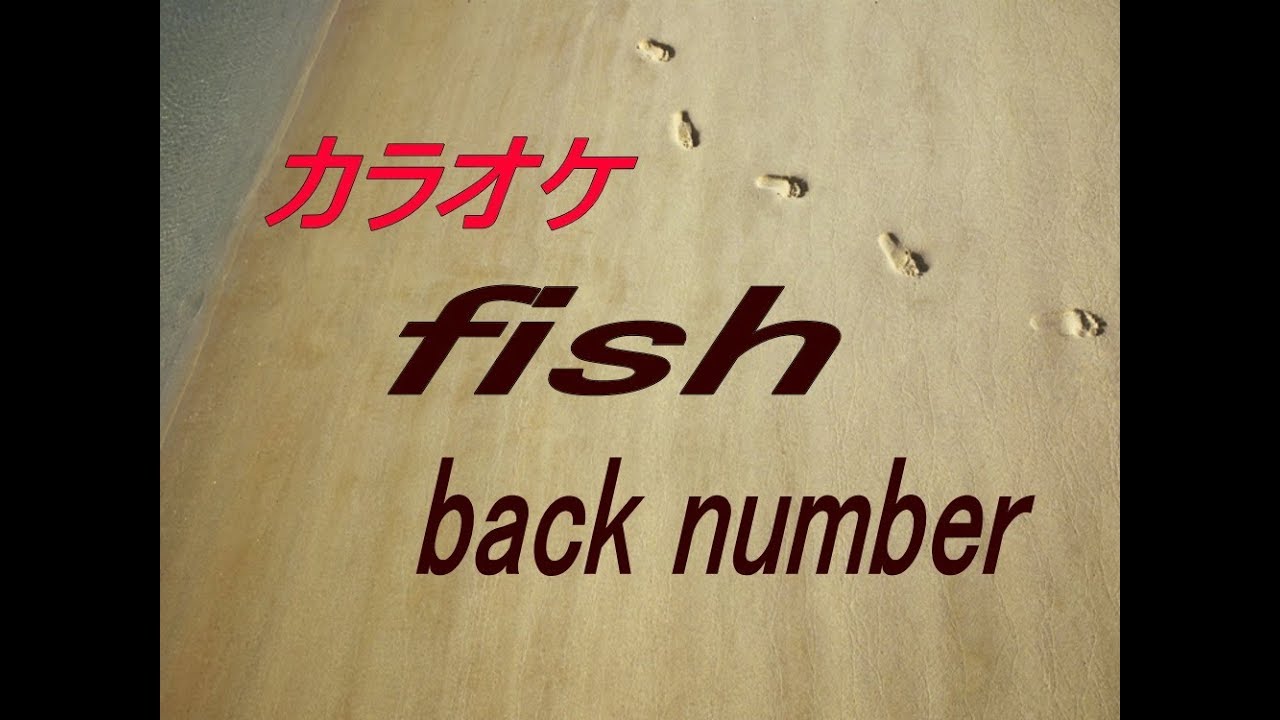 生音本格カラオケ】 fish back number - YouTube