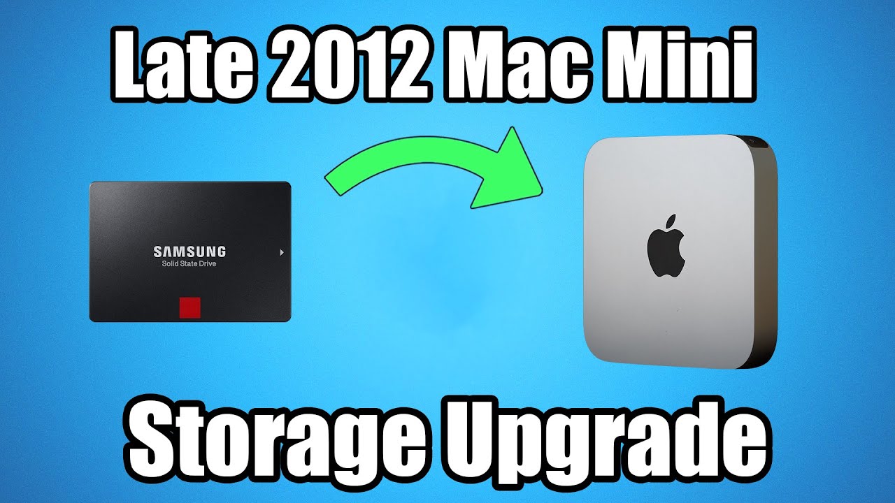 Late 2012 Mac Mini Storage Upgrade - YouTube