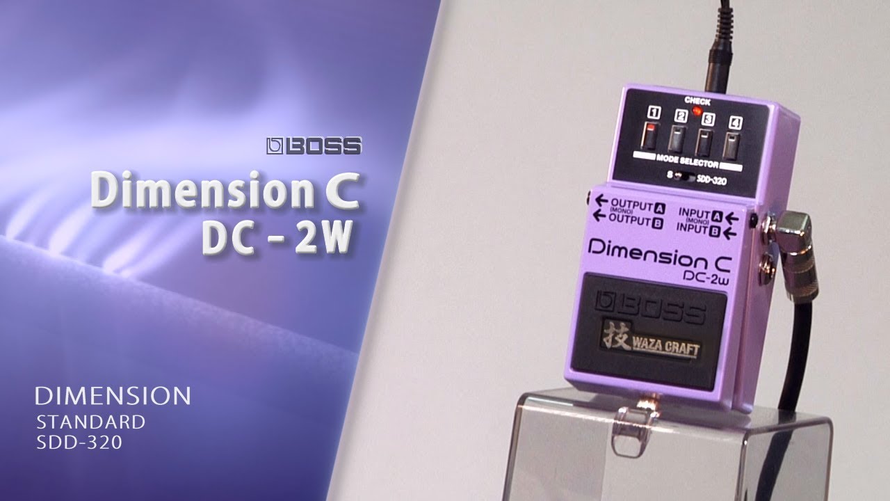 BOSS / Guitar Effector Dimension C DC-2W - YouTube