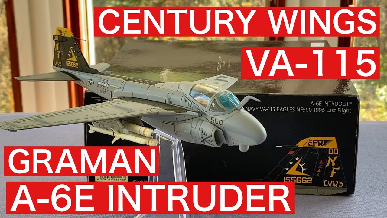 1/72 Graman A-6E Intruder of The US Navy VA-115 “Eagles” from
