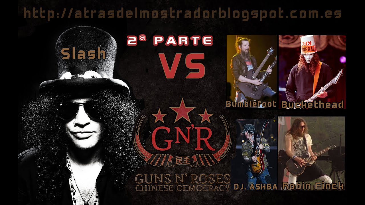 Slash VS Chinese Democracy Guitars - Part2 (Guns N' Roses) - YouTube