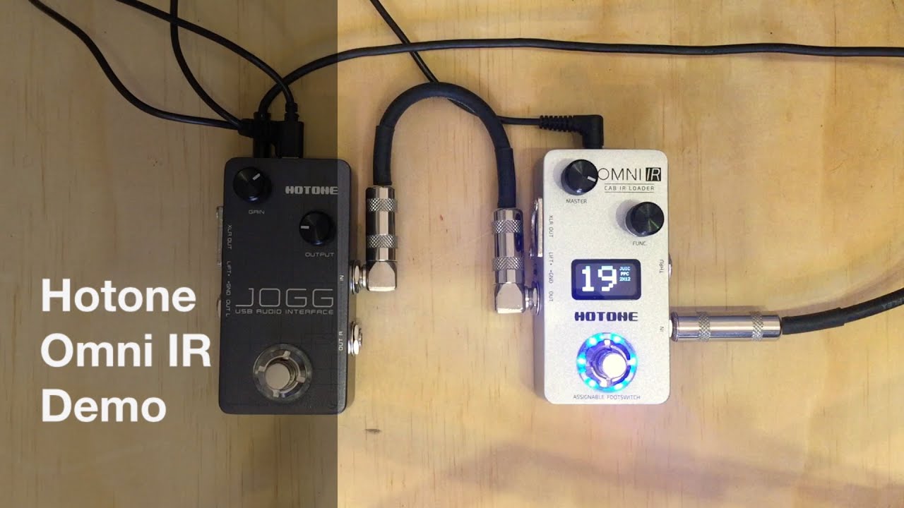 Hotone Omni IR Demo - Direct with Overdrive pedals - YouTube