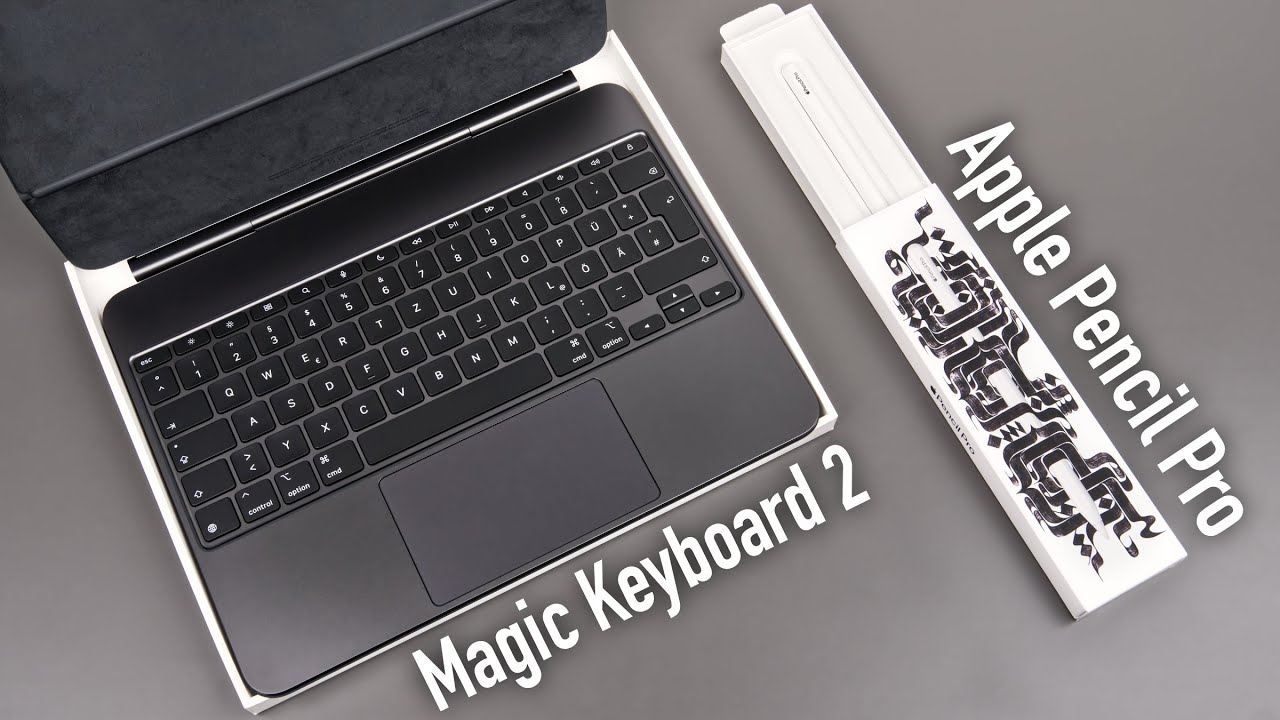 Apple Pencil Pro & Magic Keyboard 2 - Unboxing, first review