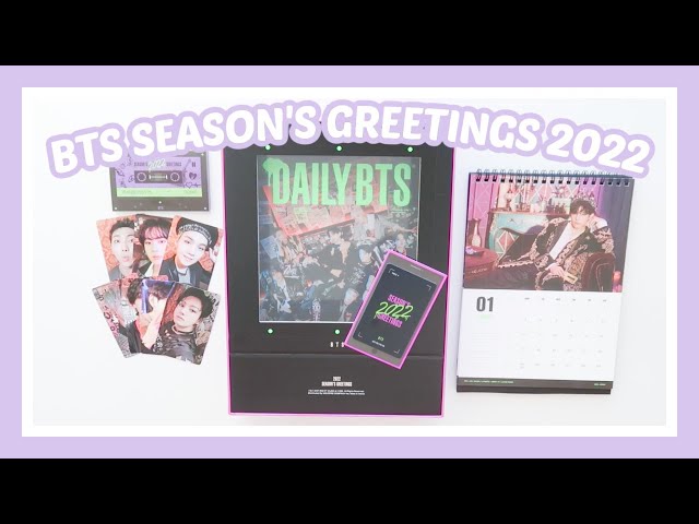☆ BTS 2022 SEASON'S GREETINGS UNBOXING ☆ - YouTube