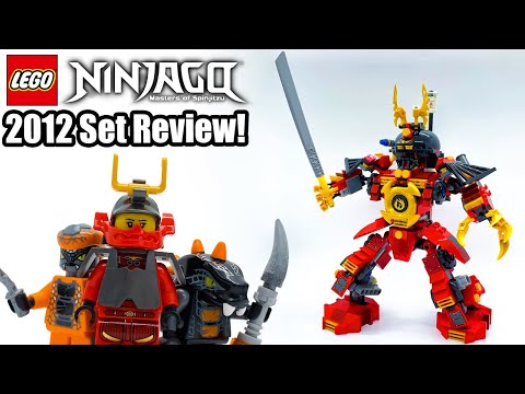 LEGO Ninjago Samurai Mech REVIEW! - 2012 Set 9448 - YouTube