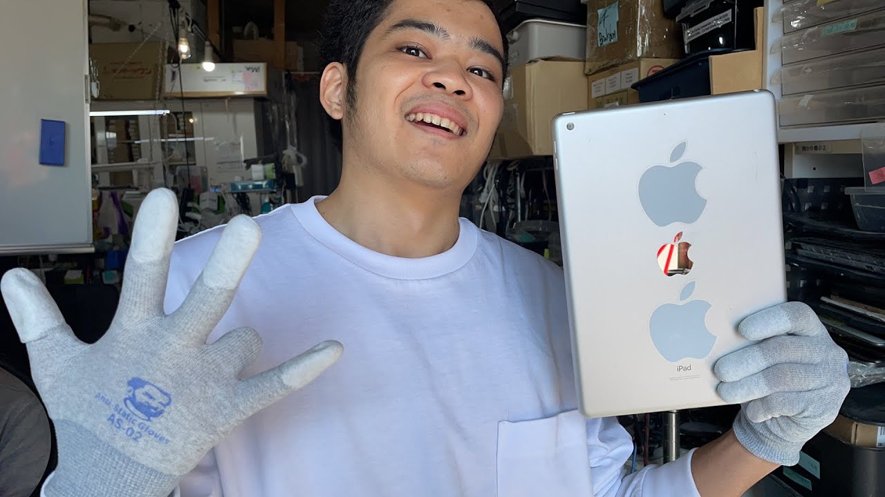 iPad 第8世代 A2270 ガラスデジタイザー画面交換修理 - YouTube