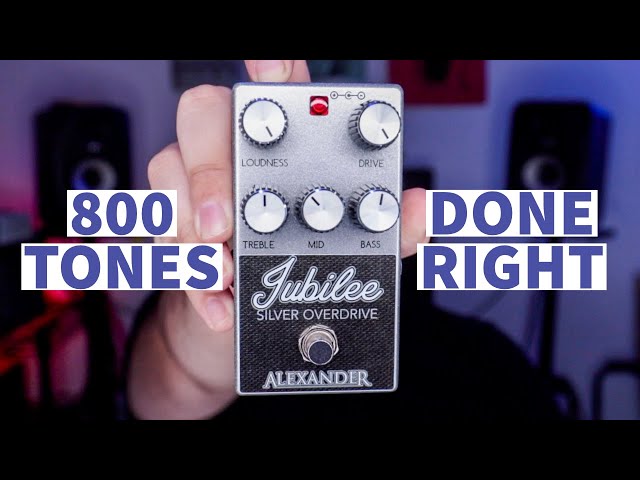 The BEST 800 tones in a pedal! Alexander Jubilee Silver - YouTube