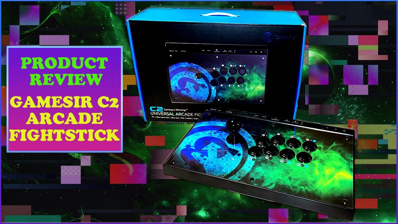 GameSir C2 Arcade Stick Unboxing & Product Review - YouTube