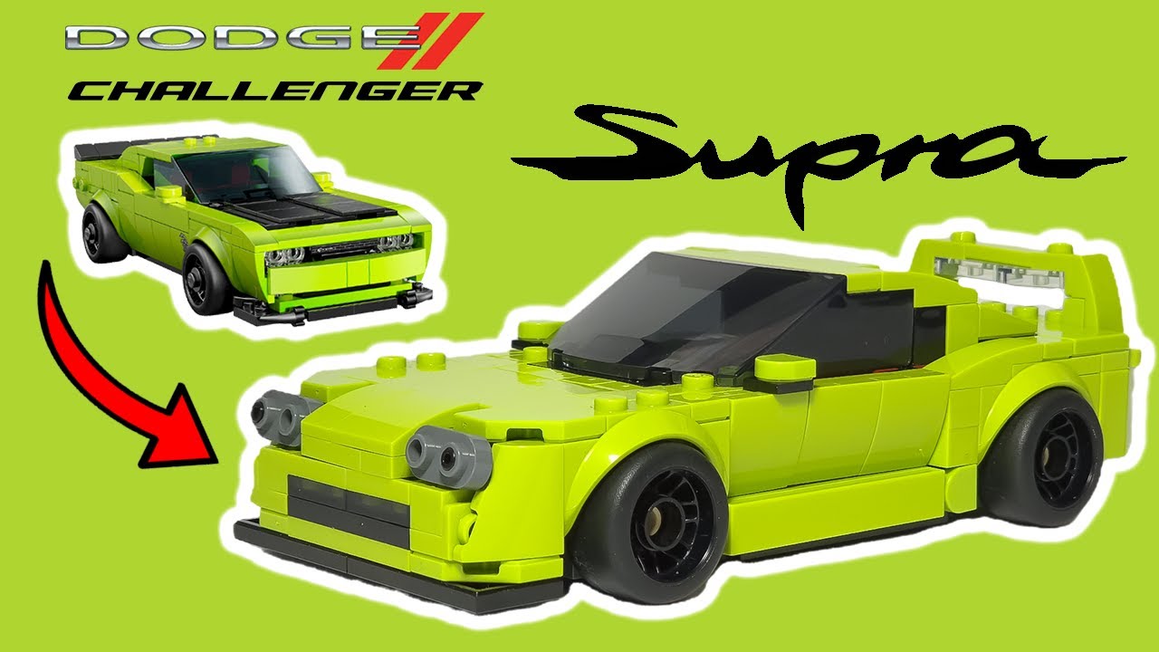 77237 Toyota Supra (A80) - Lego Speed Champions Alternative MOC