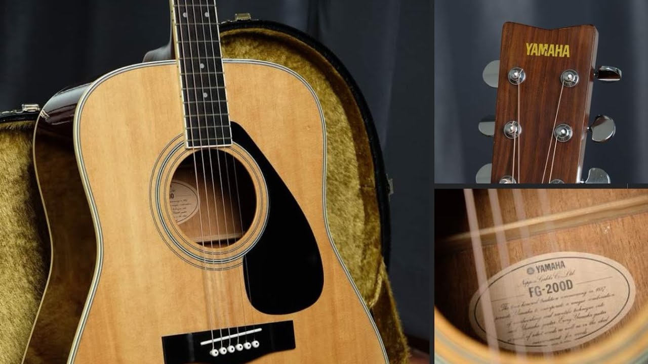 Yamaha FG-200D made in japan 1983 : รีวิว - YouTube