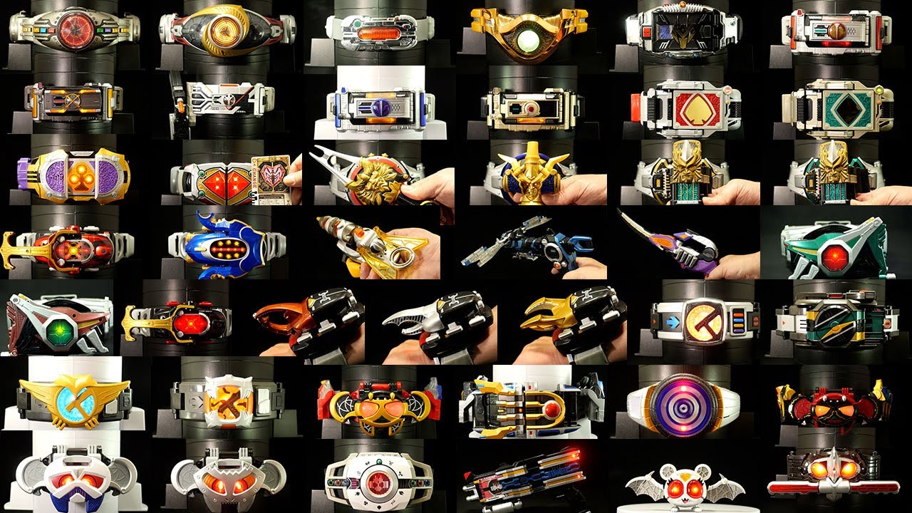 追加修正版」平成一期 DX仮面ライダー変身ベルト - YouTube