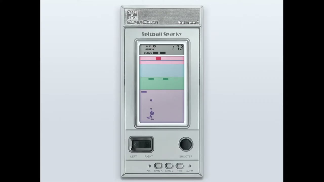Game & Watch: Spitball Sparky [Handheld Longplay] (1984) Nintendo
