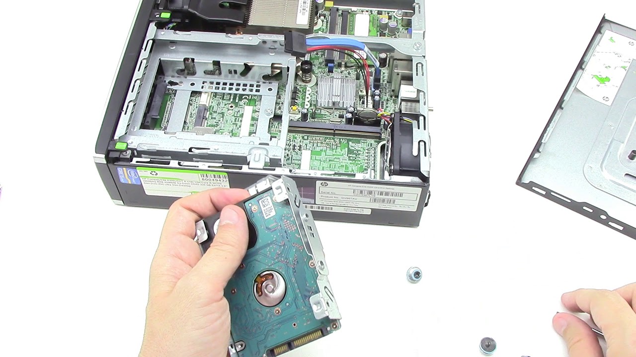 How to install SSD on HP Compaq Elite 8300USDT - YouTube