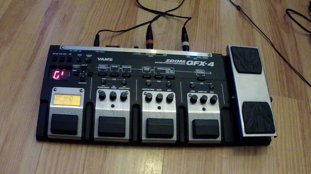 Zoom GFX-4 Multi-FX Processor - YouTube