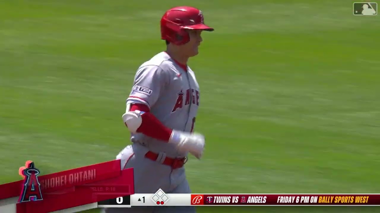 大谷翔平が今年10本目のホームランを打った - YouTube