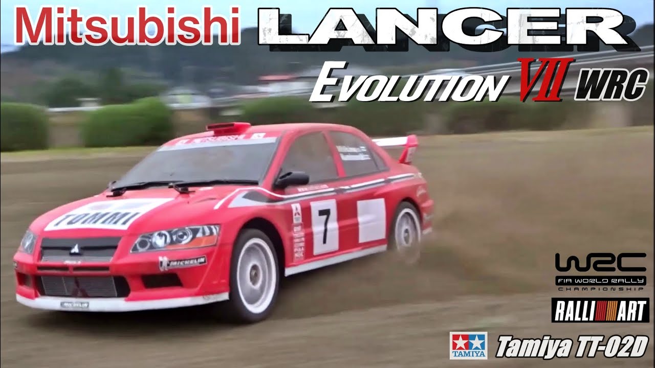 タミヤTT-02DランエボⅦ WRCが欲しくなるビデオ WANT TT-02D LANCER