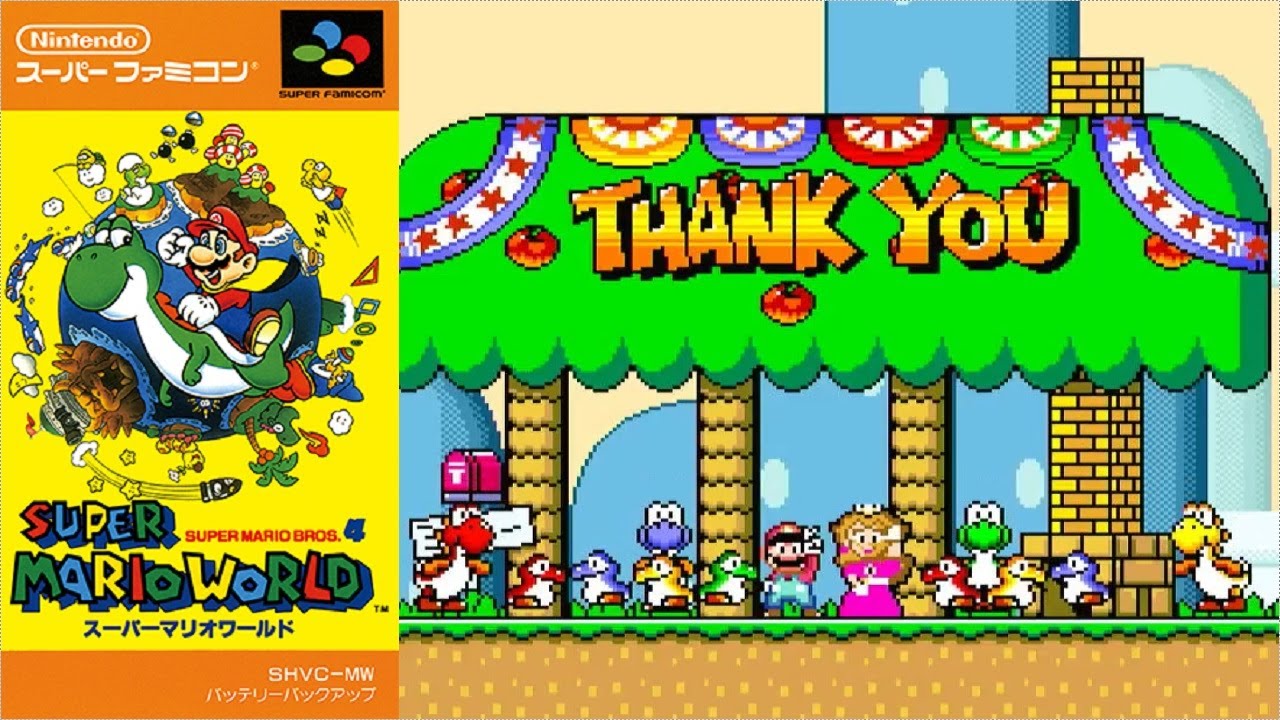 SNES] Super Mario World #10 SUPER MARIO WORLD #Do you know this