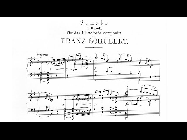 Franz Schubert - Piano Sonata in E Minor, D.566 - YouTube