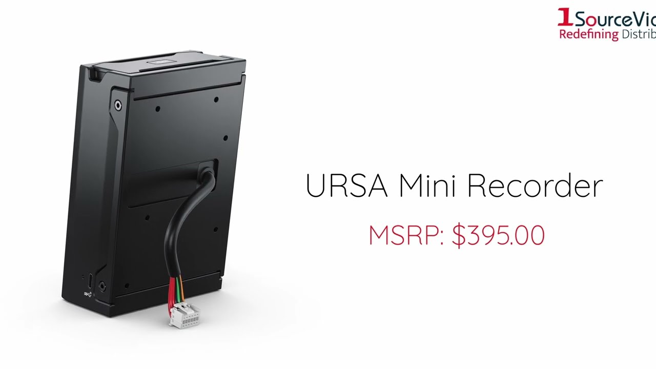 Blackmagic Design URSA Mini Recorder | SSD Recording - YouTube