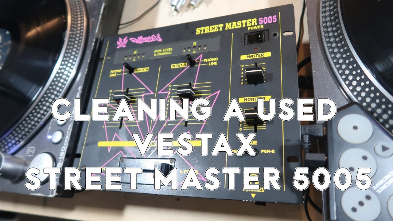 Vestax Streetmaster 5005 - review of a used mixer with stiff