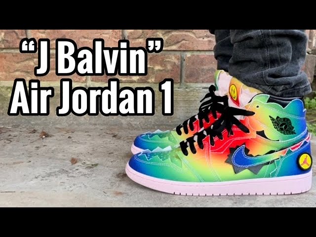 Air Jordan 1 x J Balvin Review & On Feet - YouTube