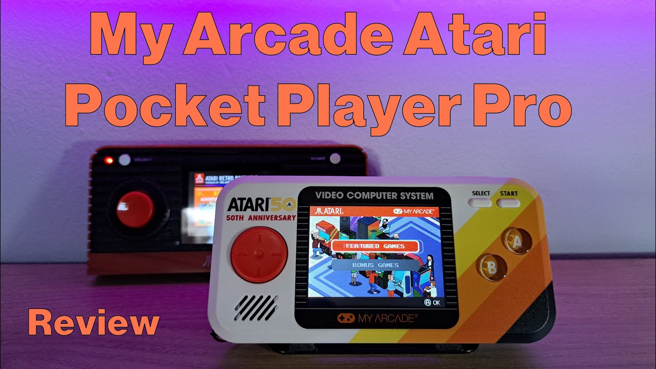 The My Arcade Atari Pocket Player Pro. A review and comparison