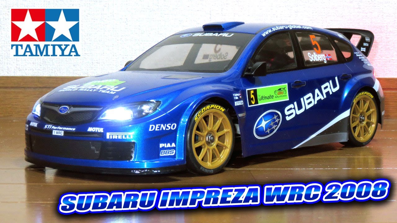 Show] TAMIYA 1/10RC SUBARU IMPREZA WRC 2008 - YouTube