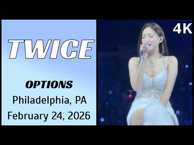 260224 트와이스 TWICE 나연 Nayeon Fancam - OPTIONS live @ Xfinity