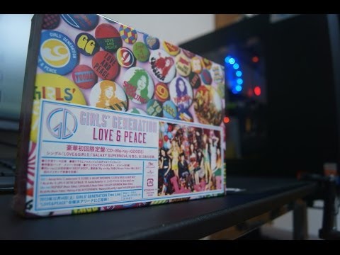 少女時代 NEWアルバム「LOVE&PEACE」開封!! - YouTube