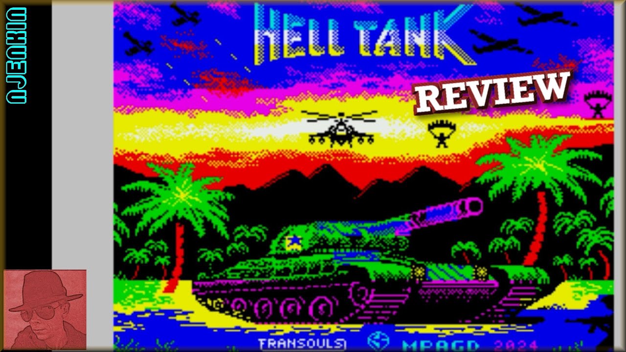 Hell Tank : Homebrew from 2024 - on the ZX Spectrum 128K !! with