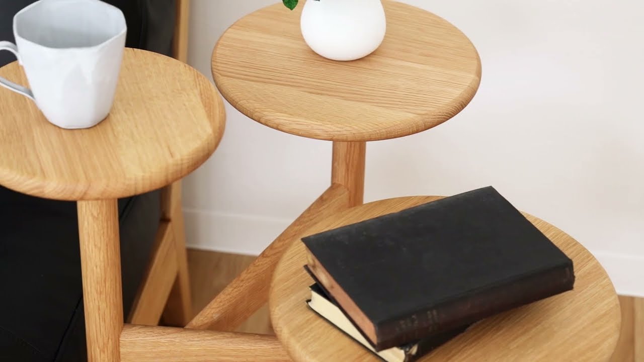 飛騨家具 nissin 日進木工 Accent アクセント サイドテーブル 国産家具