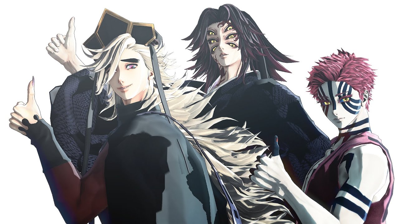 黒死牟・童磨・猗窩座】天才ロック【鬼滅のMMD】 - YouTube