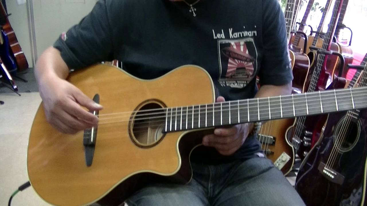 ヤマハAPX－5NA お手頃エレガット ギターフロンティアの動画で