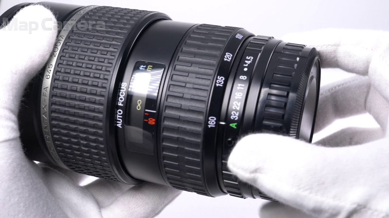 PENTAX (ペンタックス) FA645 80-160mm F4.5 良品 - YouTube