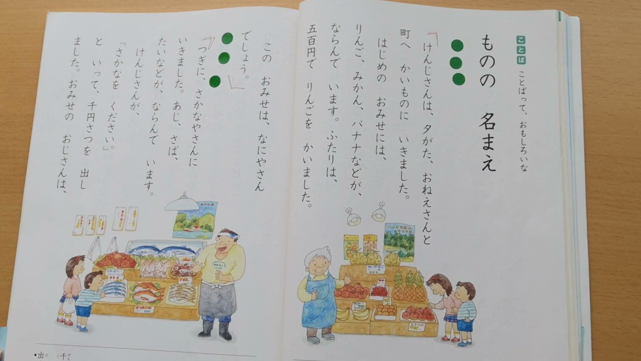 ものの名まえ】国語（下）小学1年生【音読 読み聞かせ】教科書／光村