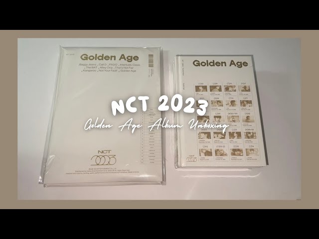 Unboxing NCT 2023 Album 'Golden Age' [Archiving & Collecting Vers