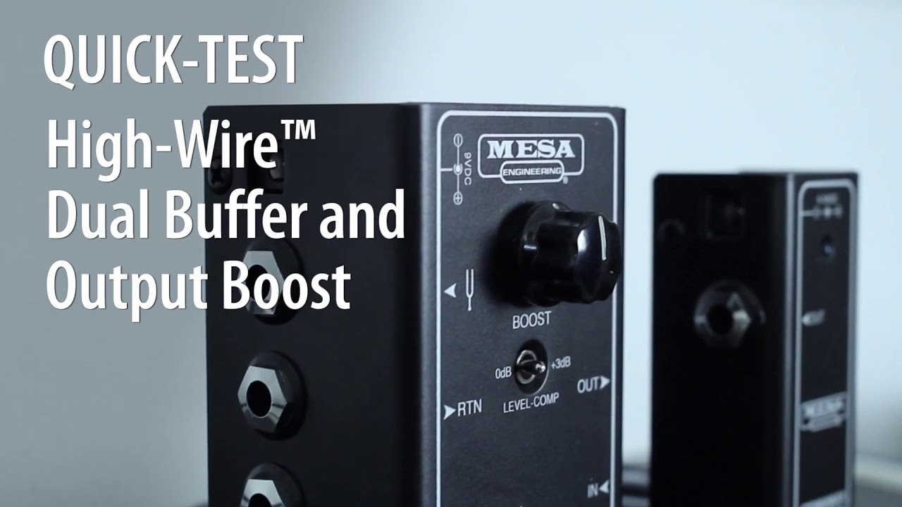 Mesa/Boogie High-Wire Dual Buffer - What To Know & Where To Buy