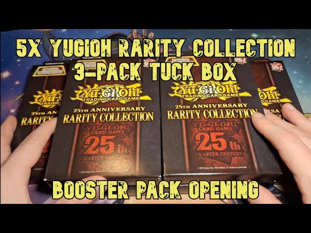 5x Yugioh 25th Anniversary Rarity Collection 1 3-Pack Tuck Box